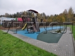 Покрытие детской площадки из крошки EPDM 